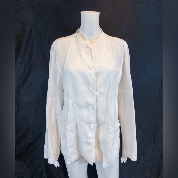 Eileen Fisher Jackets & Blazers - Elegant White Women's Jacket